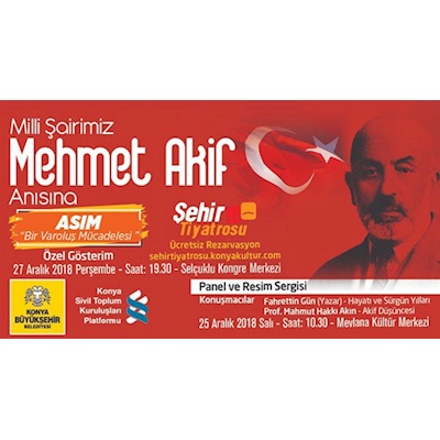 Büyükşehir, Milli Şairimiz  Mehmet Akif’i Anıyor