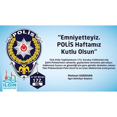 KARAHAN’dan Polis Haftası Kutlama Mesajı