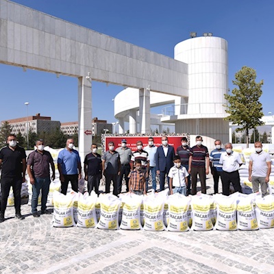 Konya Büyükşehir’den Çiftçiye Macar Fiği Tohumu Desteği